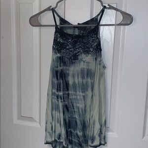 American eagle soft and sexy tie dye tank top